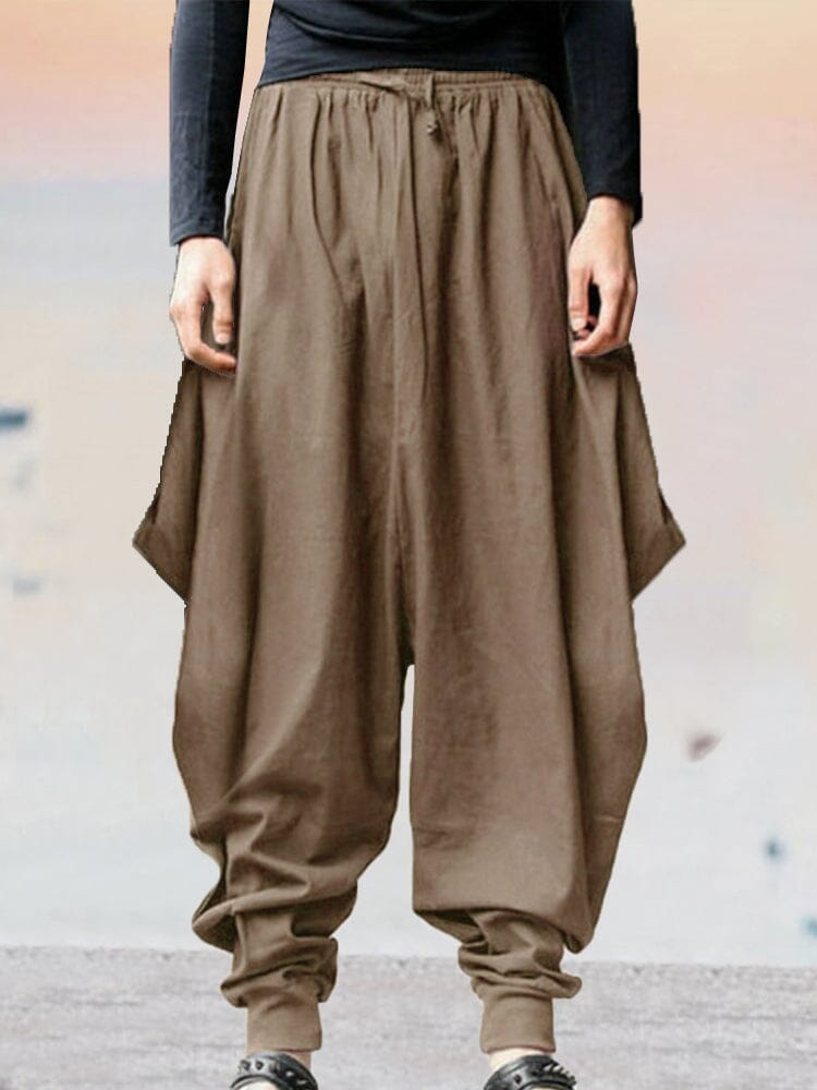 Retro casual harem pants