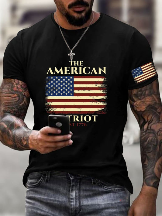 Men'S The American Patriot printed T-Shirt