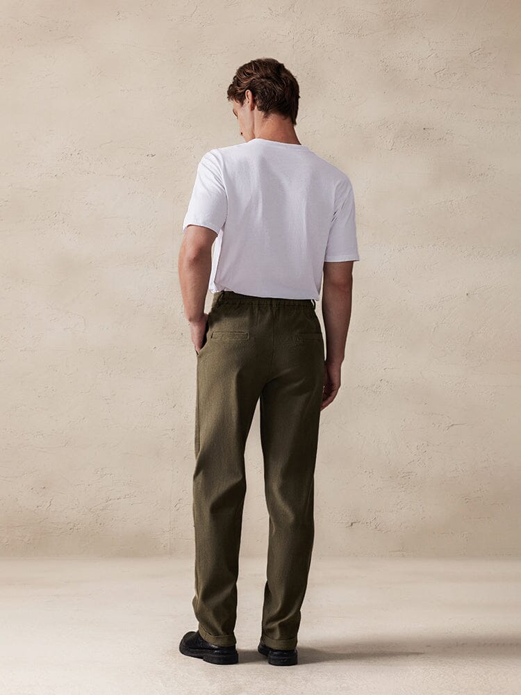 Casual Stretch Suede Pants