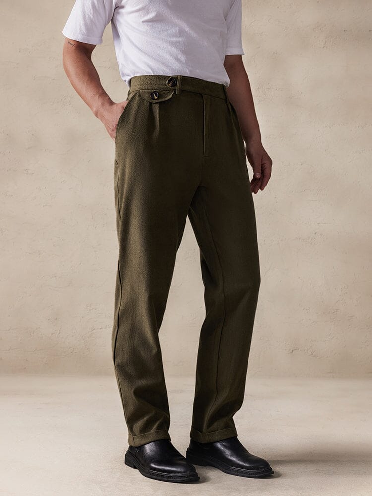 Casual Stretch Suede Pants