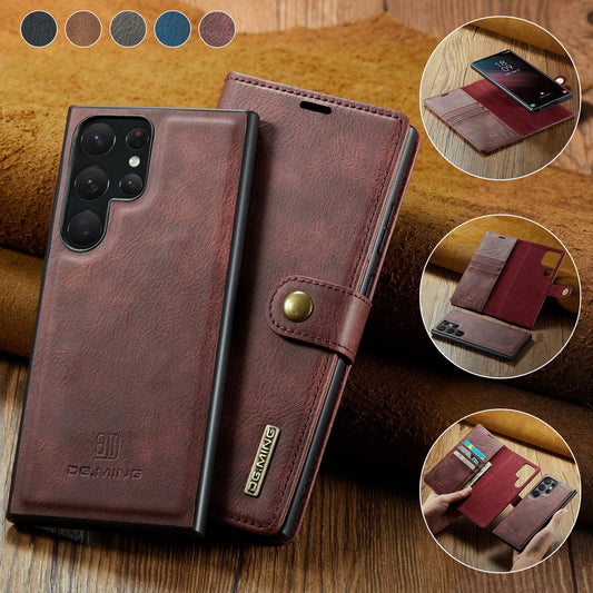 2 in 1 Detachable Flip Leather Case For Samsung