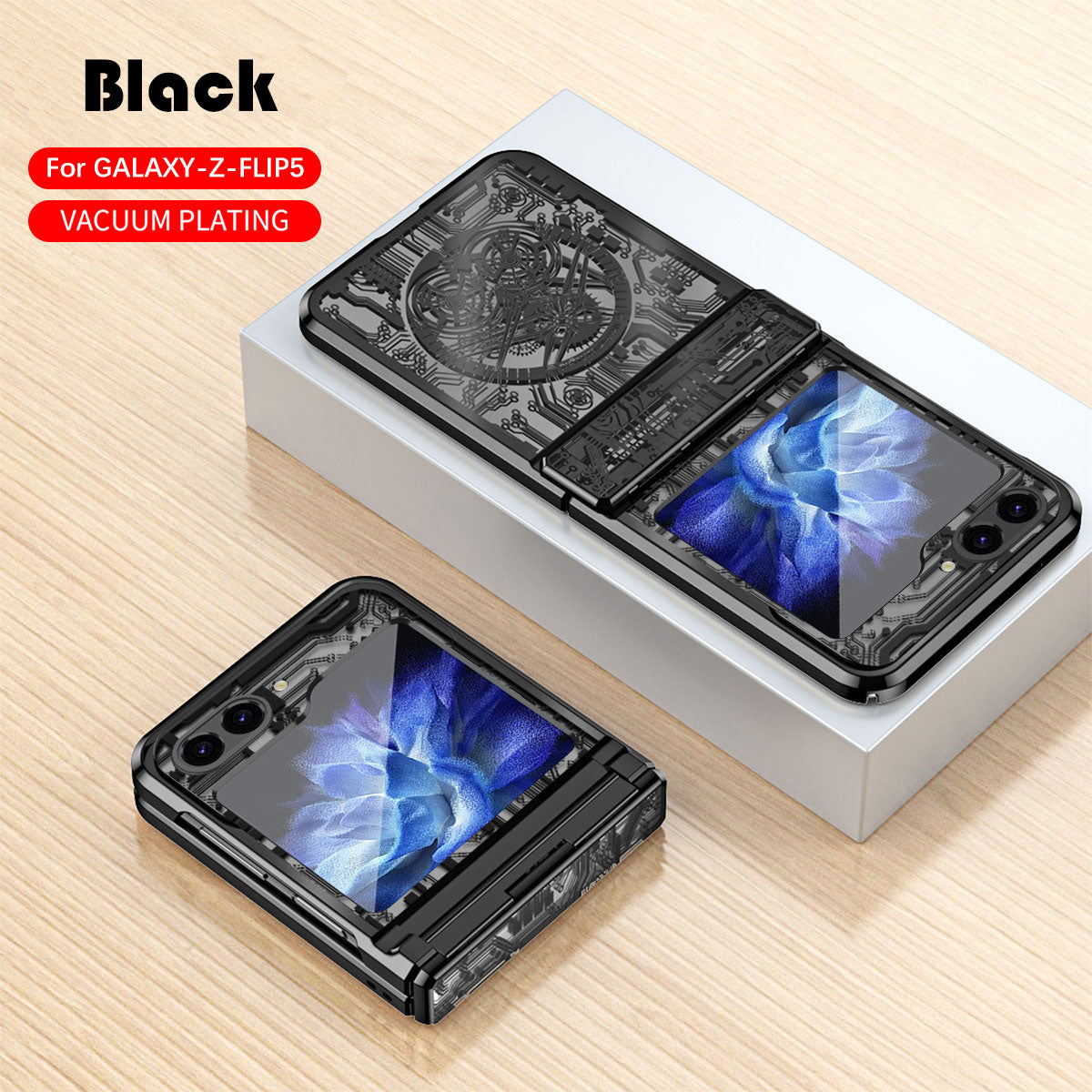 Luxury Electroplated Samsung Flip5 Flip4 Flip3 5G Case All-inclusive Drop-proof Protective Case