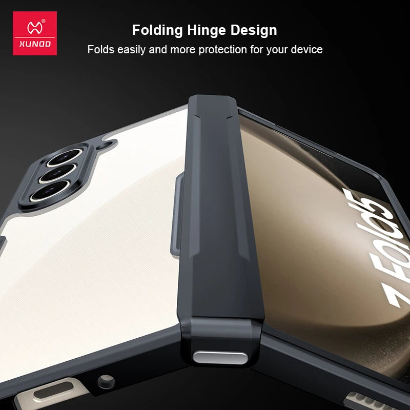 For Samsung Galaxy Z Fold5 Case,For Galaxy Z Fold 5 4 3 Phone Cover Shockproof Protective Shell Transparent Clear Cases