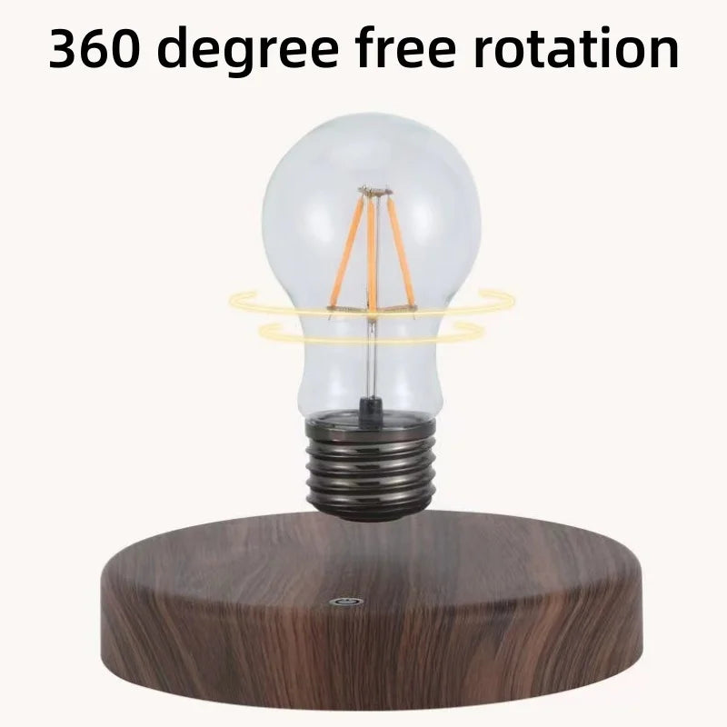 Magnetic Levitation Lamp Creativity Floating Glass LED Bulb Home Office Desk Decoration Birthday Gift Table Novelty Night Light