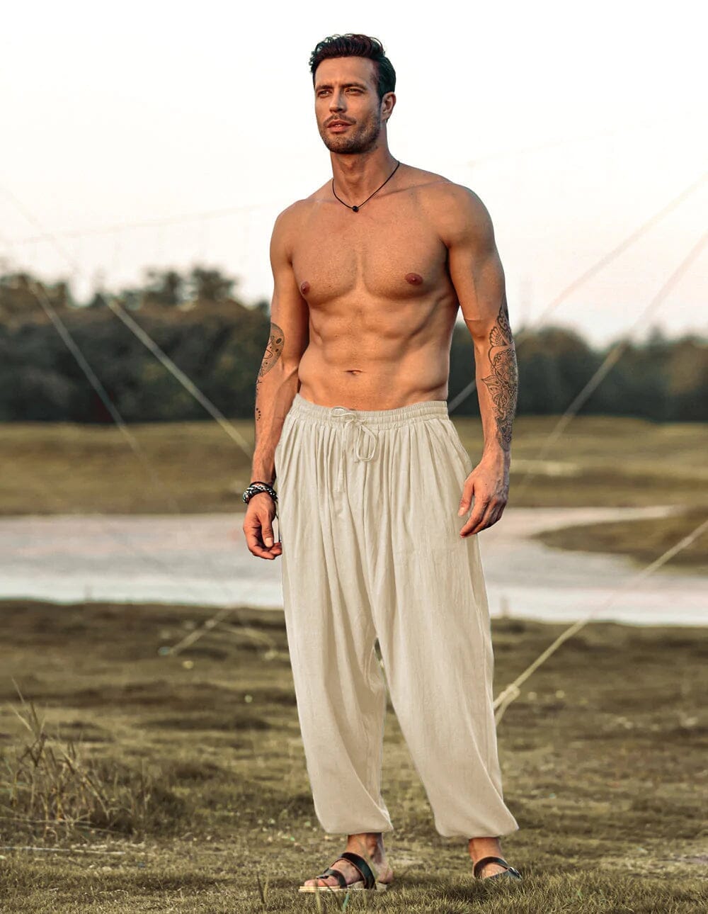 Loose Fit Linen Style Hippie Pants (US Only)