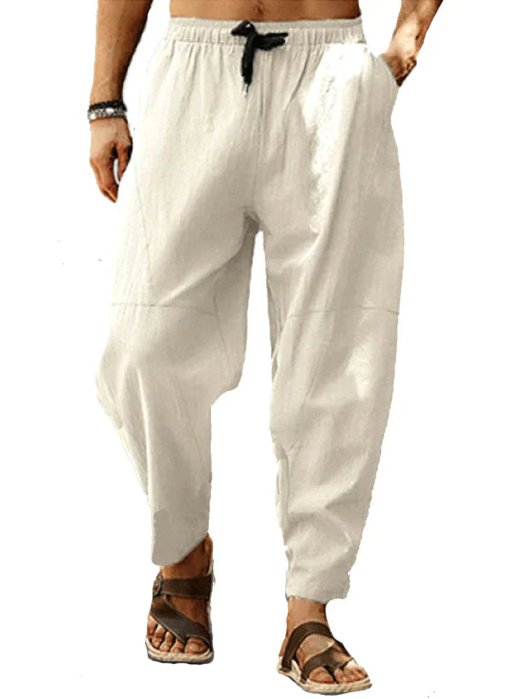 Loose Cotton Pants