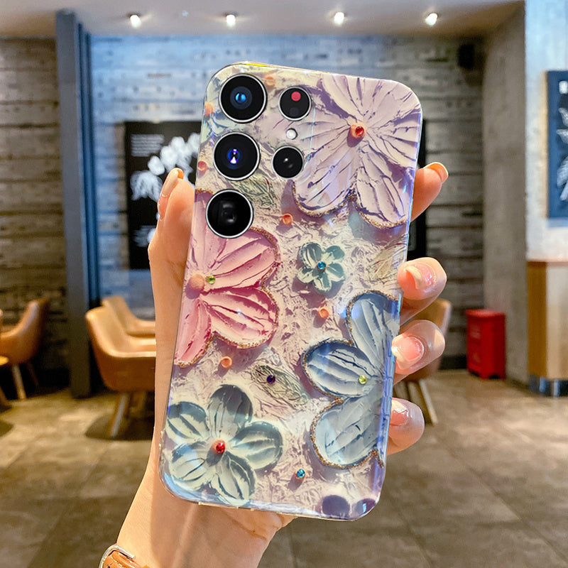 Vintage Oil Painting Flower iPhone/Samsung Case