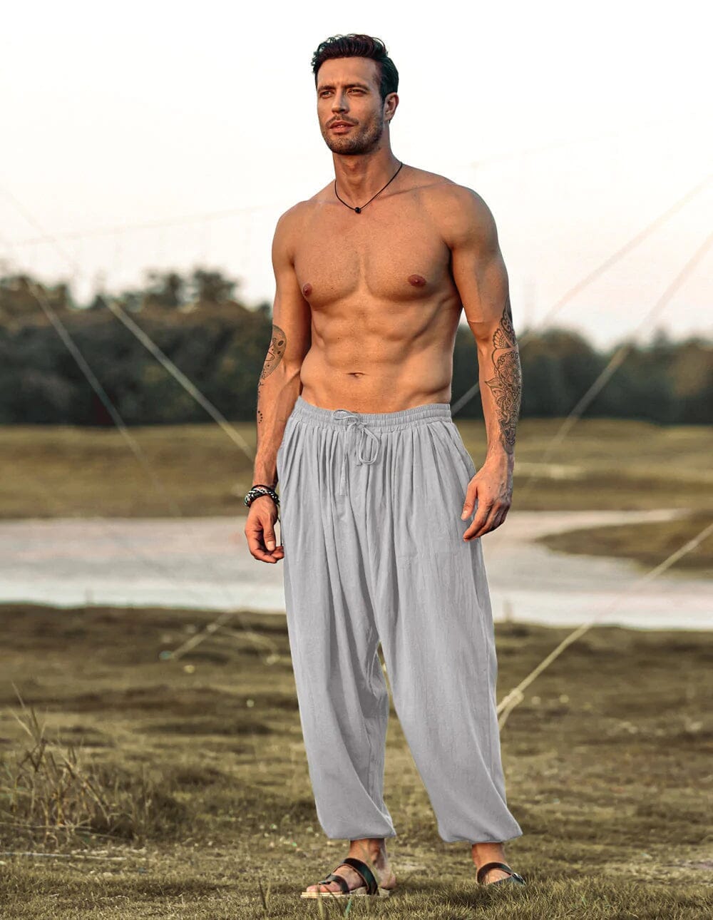 Loose Fit Linen Style Hippie Pants (US Only)