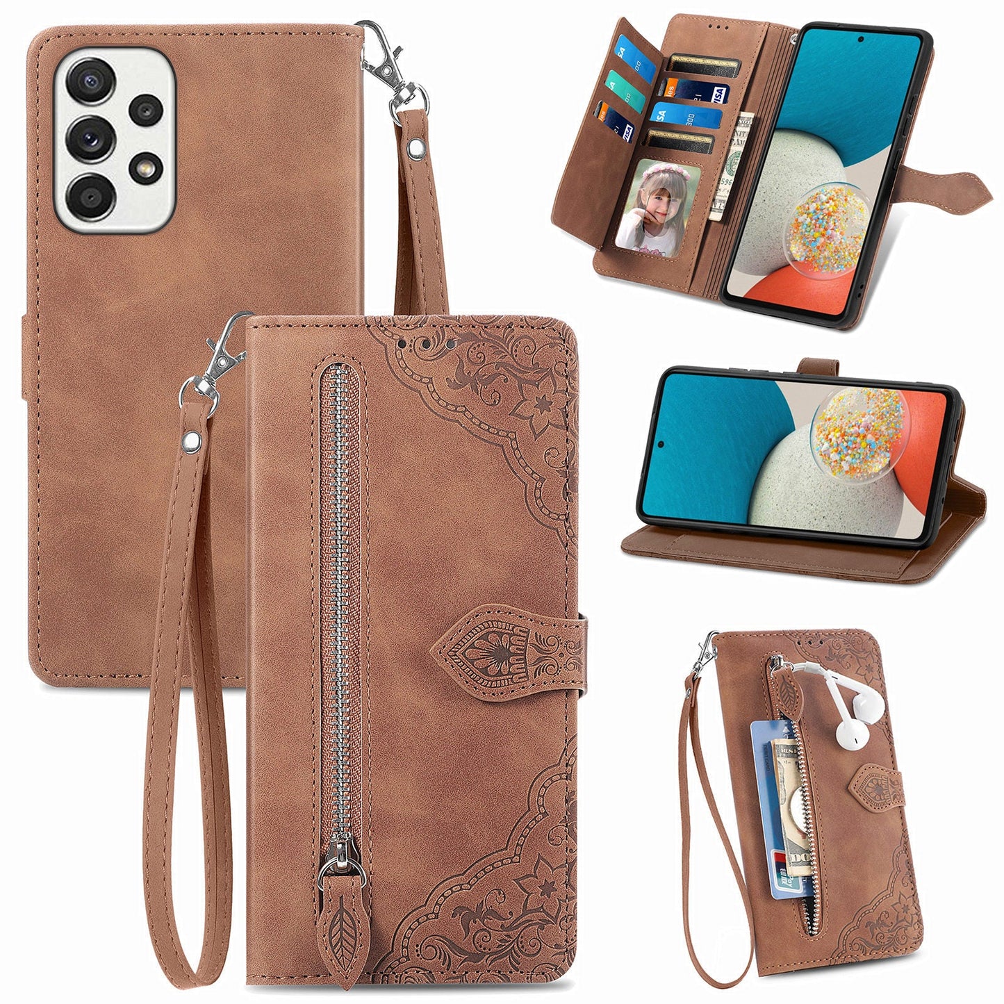 Versatile Elegance Wallet Flip Case for Samsung Galaxy Series