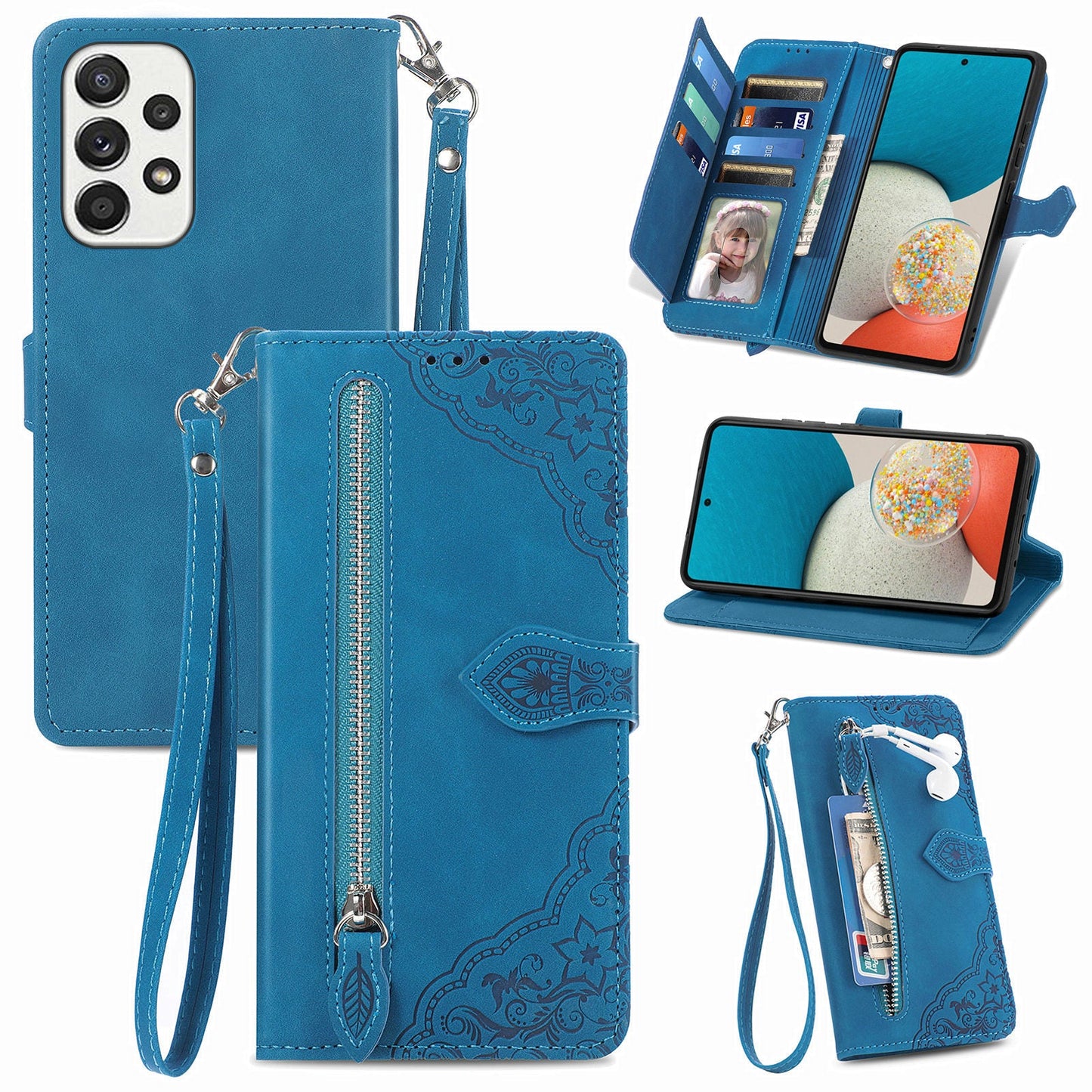 Versatile Elegance Wallet Flip Case for Samsung Galaxy Series