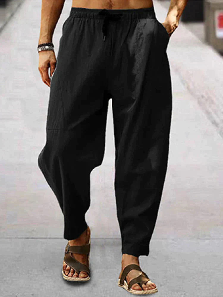 Loose Cotton Pants