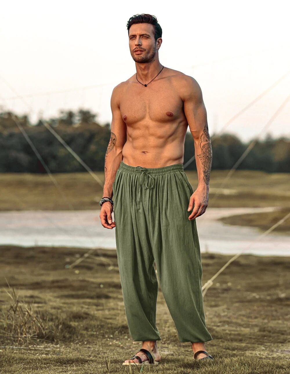 Loose Fit Linen Style Hippie Pants (US Only)