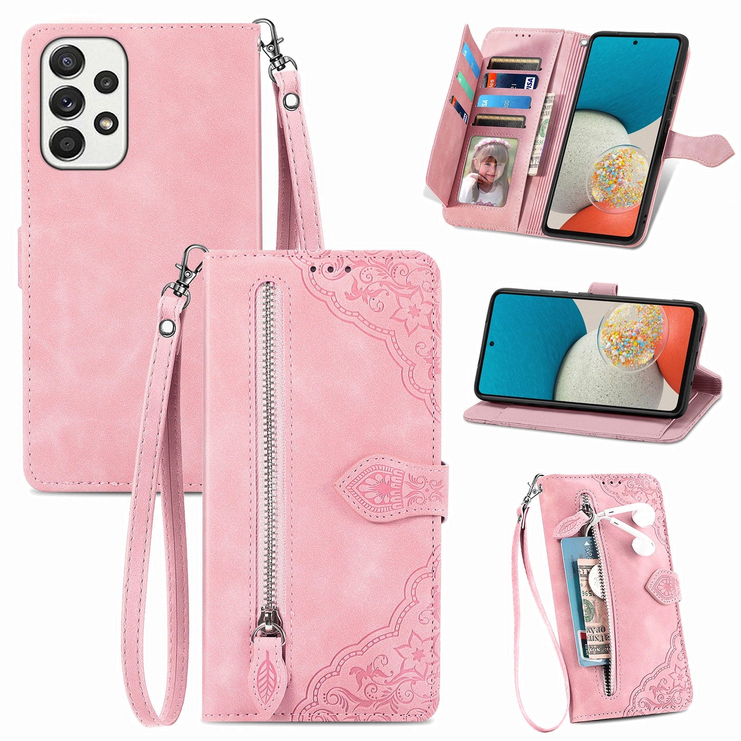 Versatile Elegance Wallet Flip Case for Samsung Galaxy Series