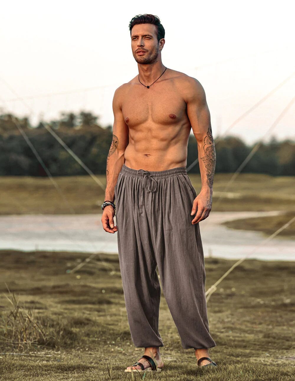 Loose Fit Linen Style Hippie Pants (US Only)