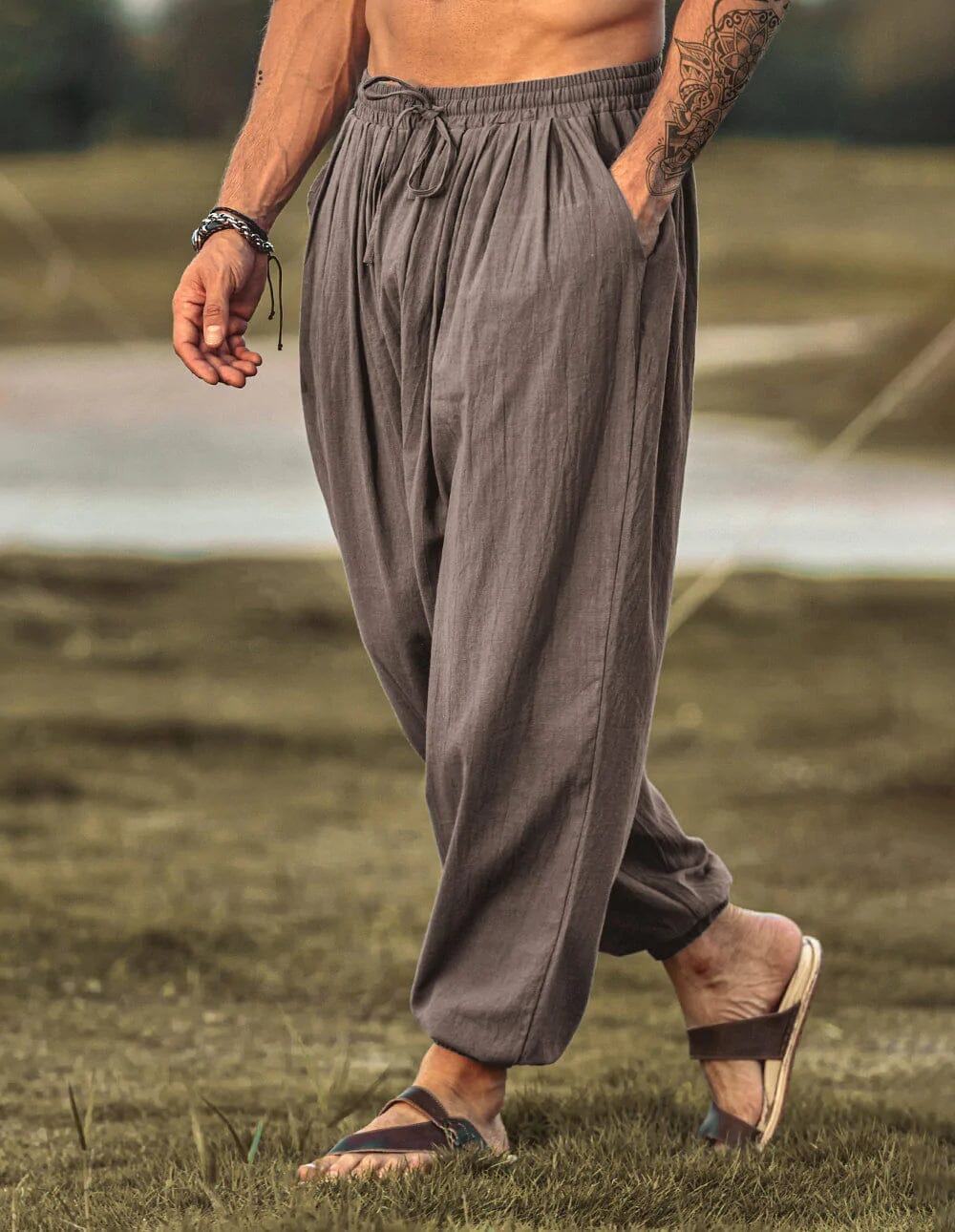 Loose Fit Linen Style Hippie Pants (US Only)