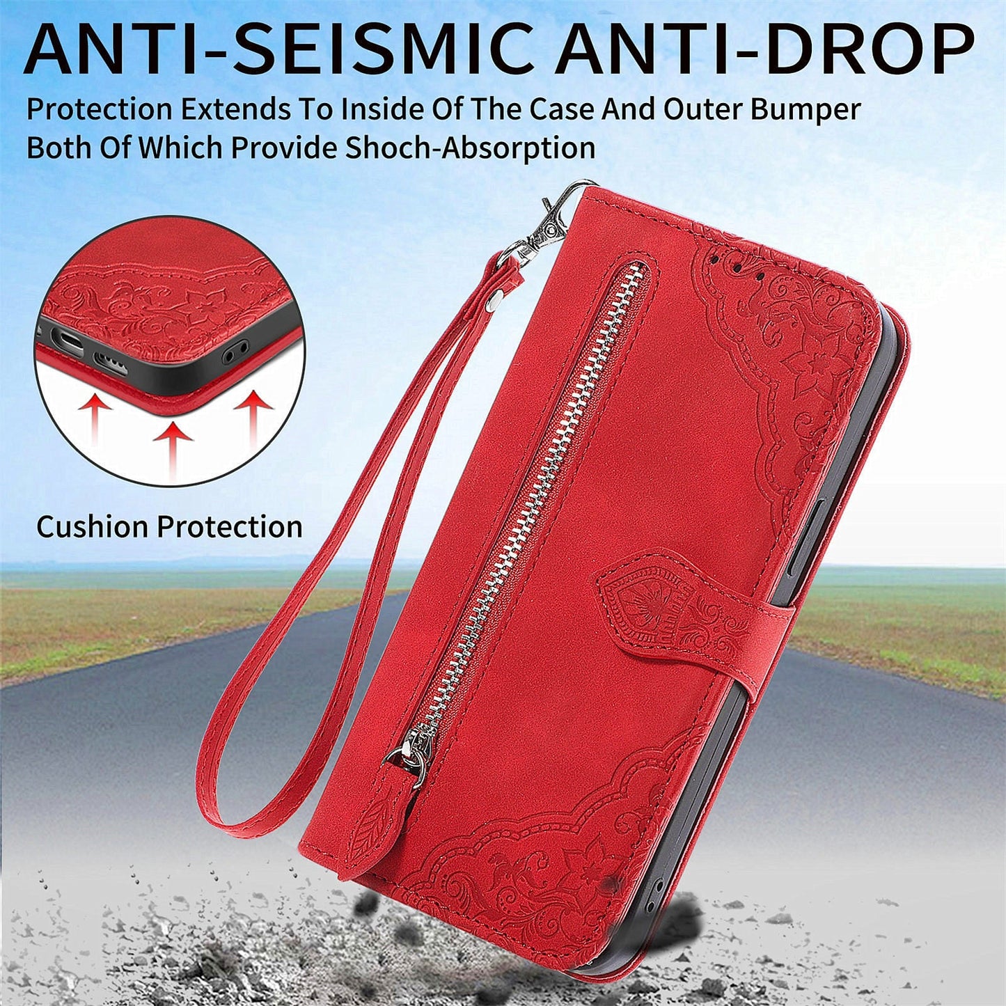 Versatile Elegance Crossbody Wallet Flip Case for Samsung Galaxy