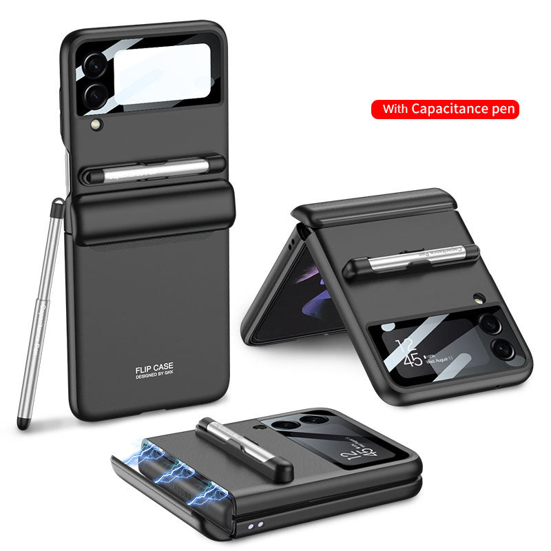 Magnetic All-included Shockproof Plastic Hard Cover For Samsung Galaxy Z Flip5 Flip4 Flip3 - Mycasety Mycasety