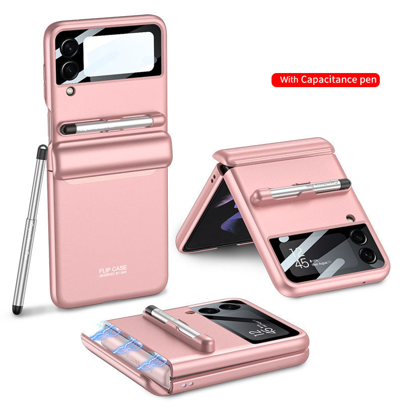 Magnetic All-included Shockproof Plastic Hard Cover For Samsung Galaxy Z Flip5 Flip4 Flip3 - Mycasety Mycasety