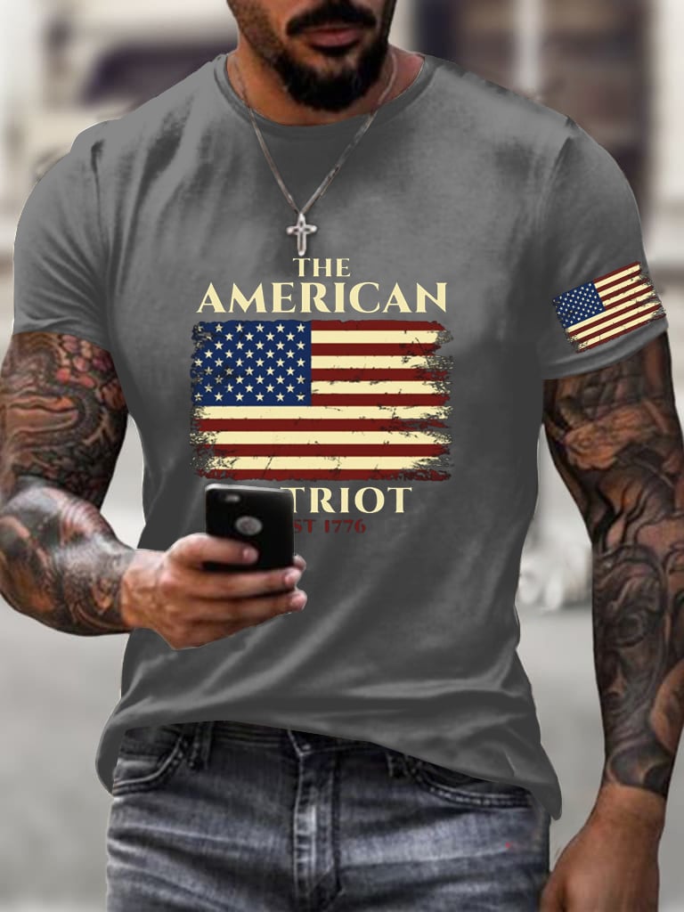 Men'S The American Patriot printed T-Shirt