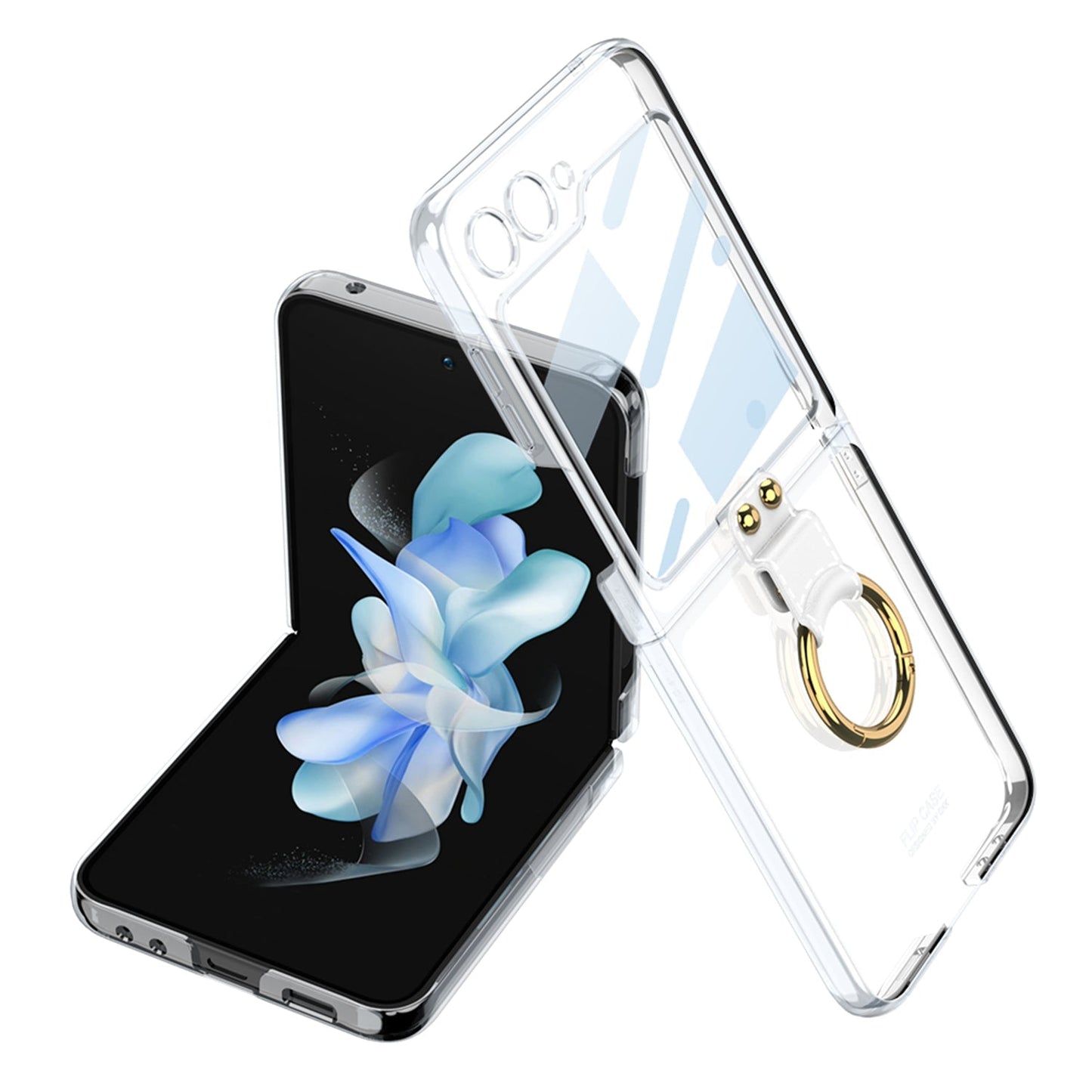Phantom Plating Anti-Drop Case For Samsung Galaxy Z Flip5 Flip4 Flip3
