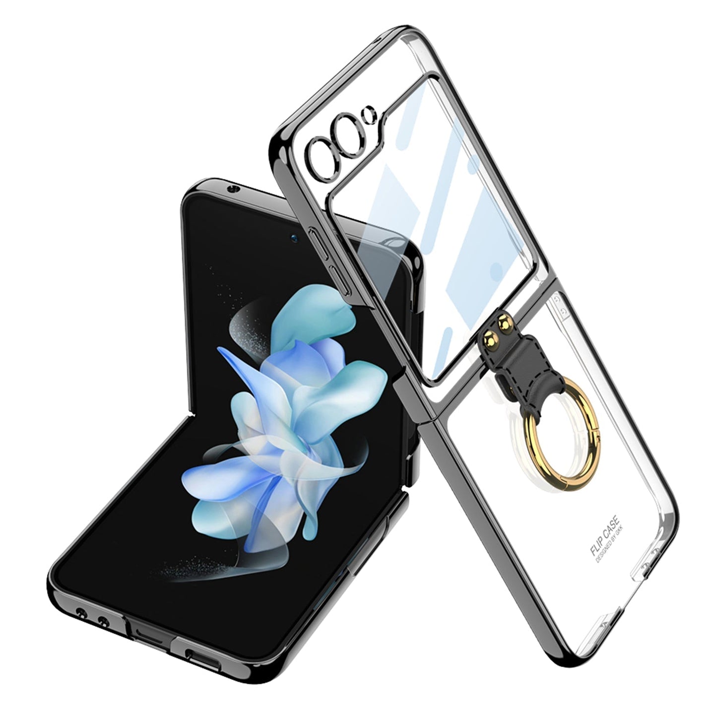 Phantom Plating Anti-Drop Case For Samsung Galaxy Z Flip5 Flip4 Flip3