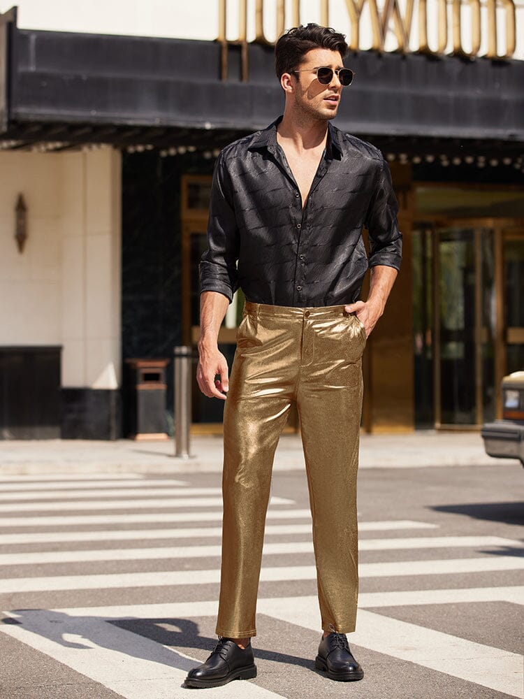 Metallic Shiny Party Pants (US Only)