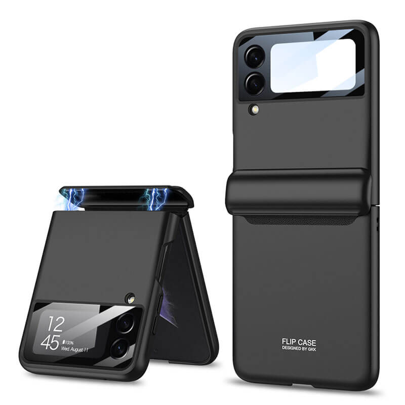 Magnetic All-included Shockproof Plastic Hard Cover For Samsung Galaxy Z Flip5 Flip4 Flip3 - Mycasety Mycasety