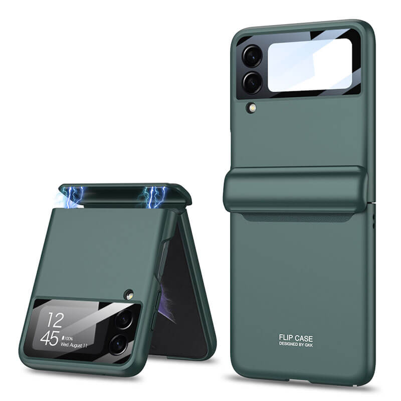 Magnetic All-included Shockproof Plastic Hard Cover For Samsung Galaxy Z Flip5 Flip4 Flip3 - Mycasety Mycasety