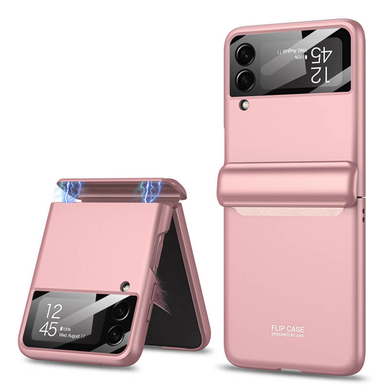 Magnetic All-included Shockproof Plastic Hard Cover For Samsung Galaxy Z Flip5 Flip4 Flip3 - Mycasety Mycasety