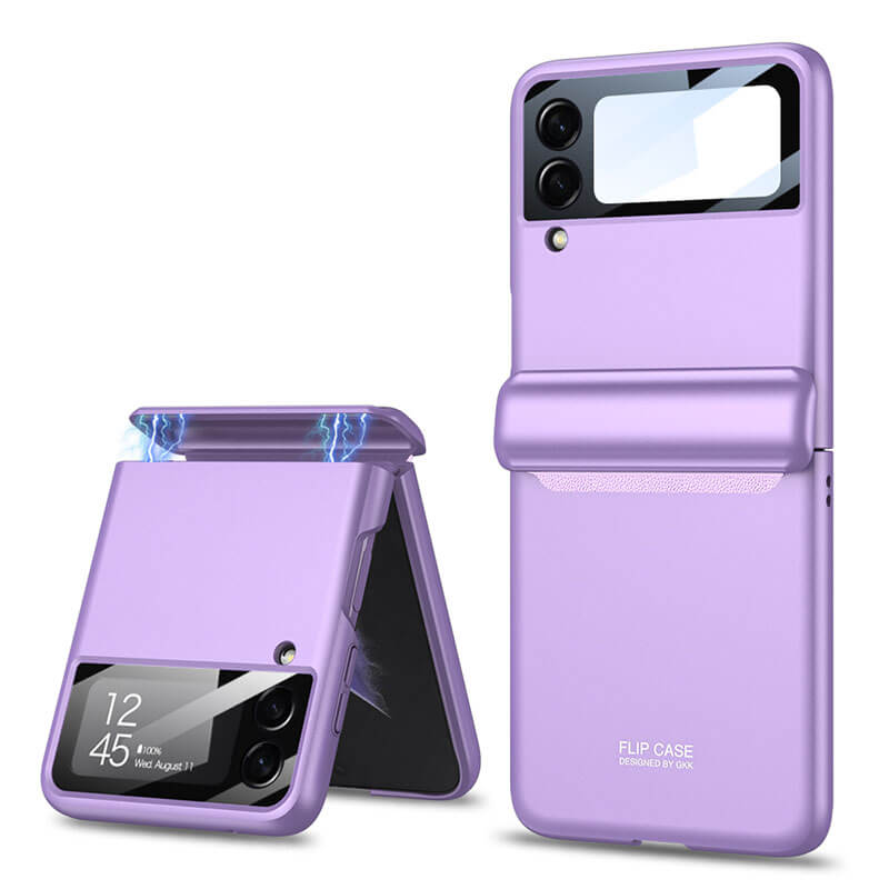 Magnetic All-included Shockproof Plastic Hard Cover For Samsung Galaxy Z Flip5 Flip4 Flip3 - Mycasety Mycasety