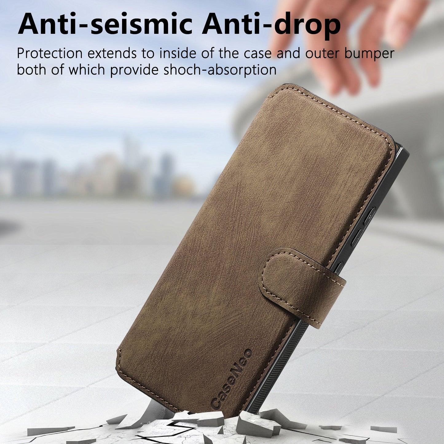 RFID 2-in-1 Detachable Wallet Magnetic Case for Samsung Galaxy