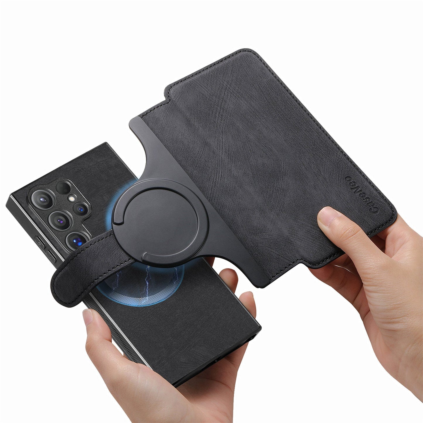 RFID 2-in-1 Detachable Wallet Magnetic Case for Samsung Galaxy