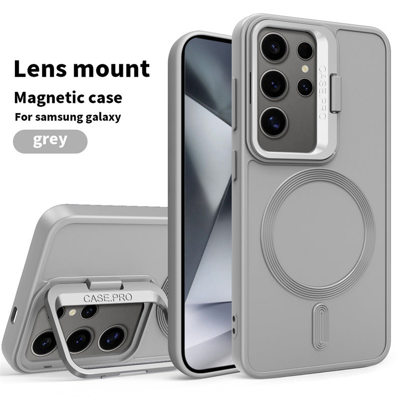 Large Lens Magnetic Holder Phone Case for Samsung Galaxy