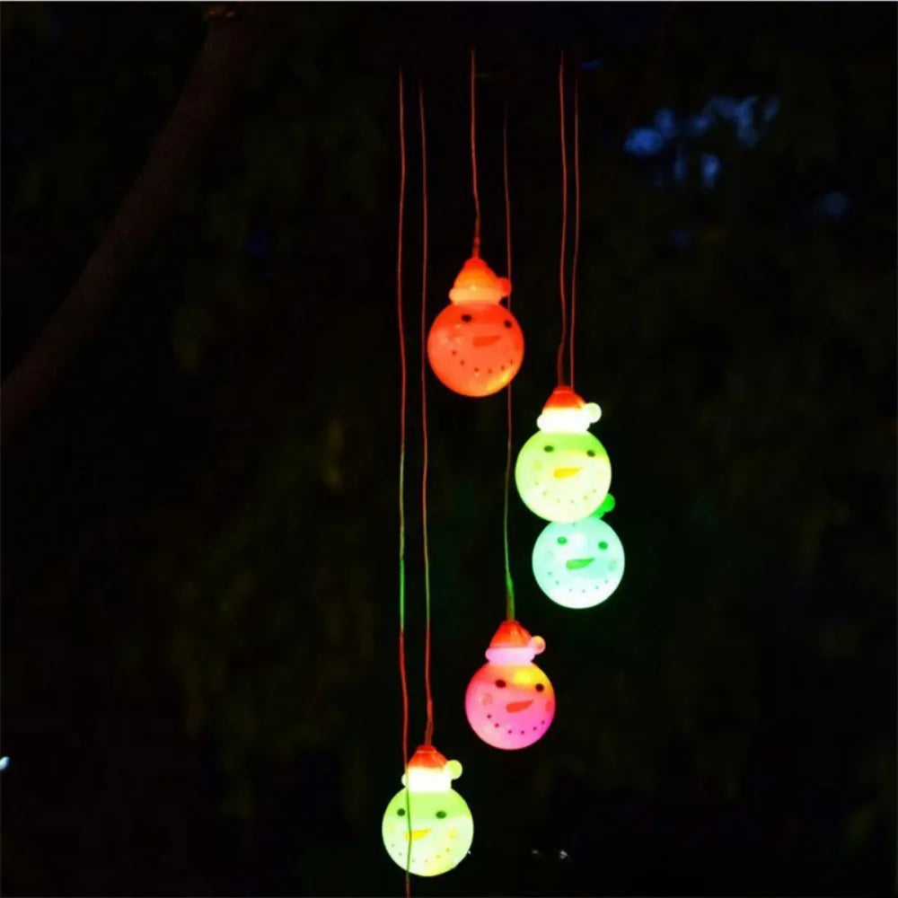 Star and Moon Solar LED Wind Chimes