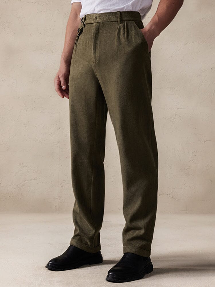 Casual Stretch Suede Pants