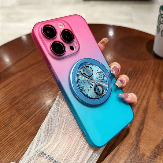 iPhone case with clock bracket new ultra-thin protective case