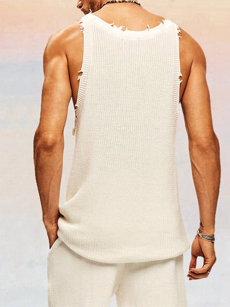 Casual Breathable Knit Tank Top