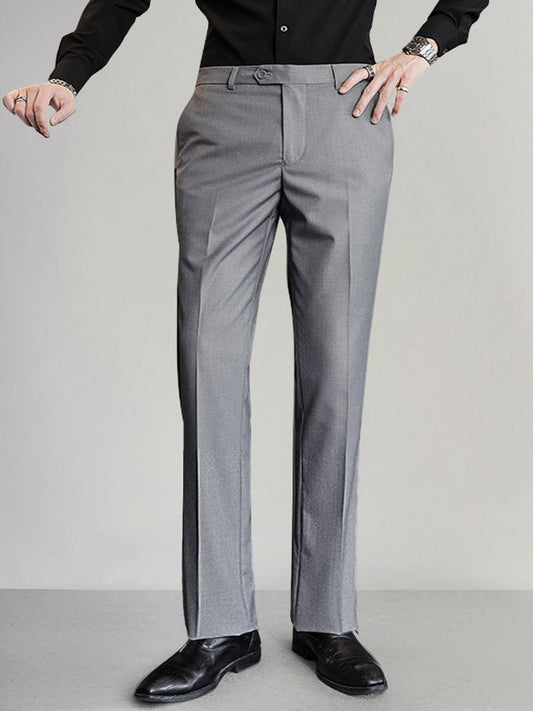 Classic Fit Flat-front Pants