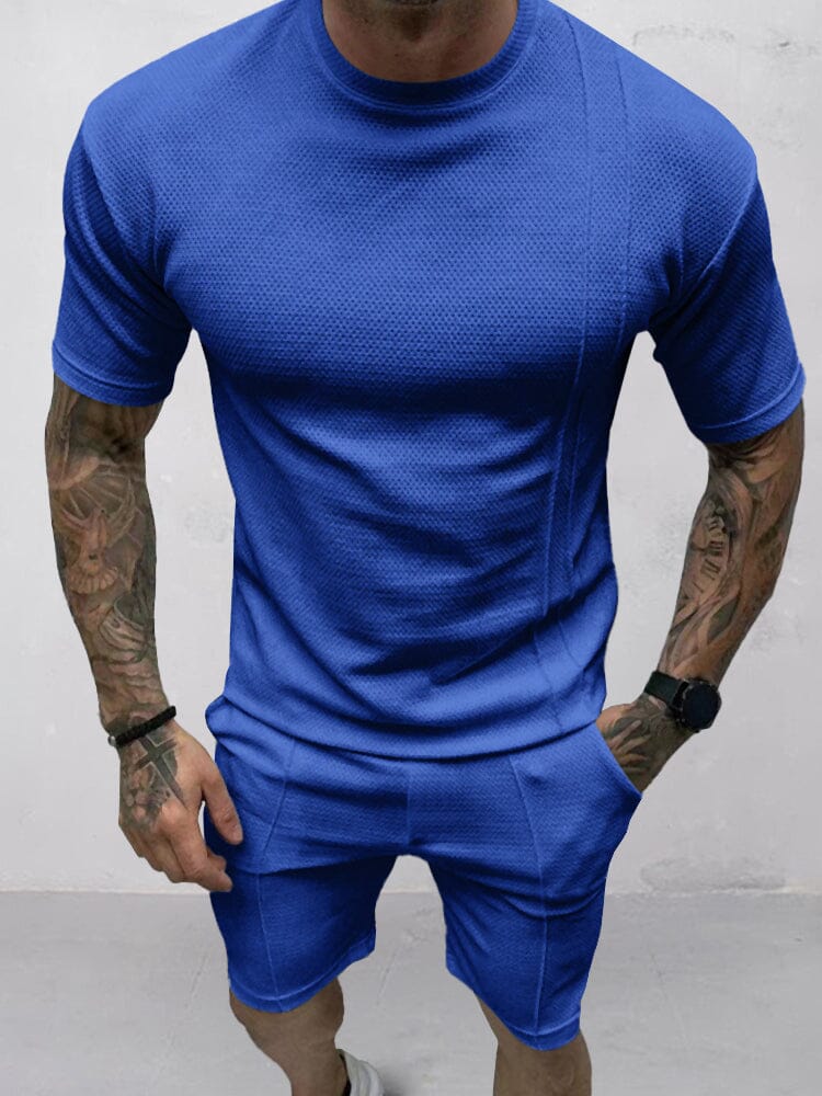 Breathable Waffle 2-Piece T-shirt Set