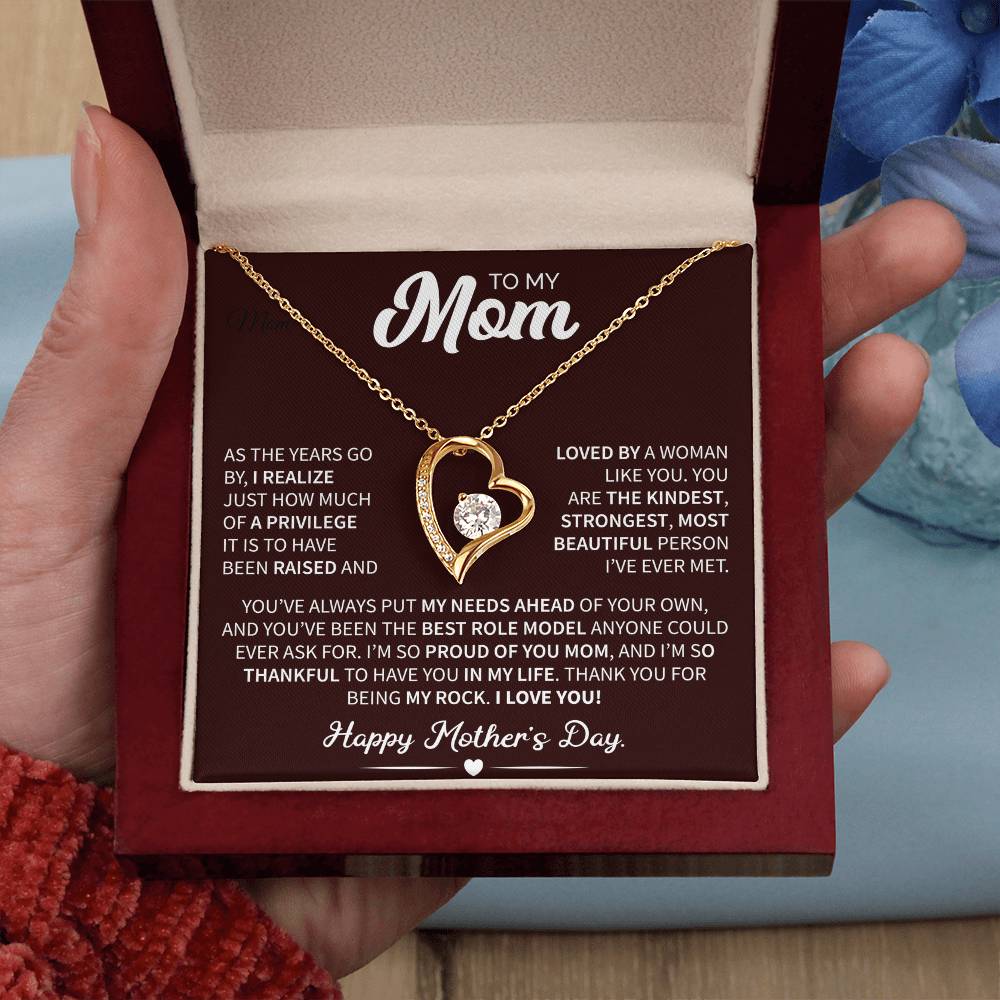 To My Mom - Forever Love Necklace (As the Years Go By)