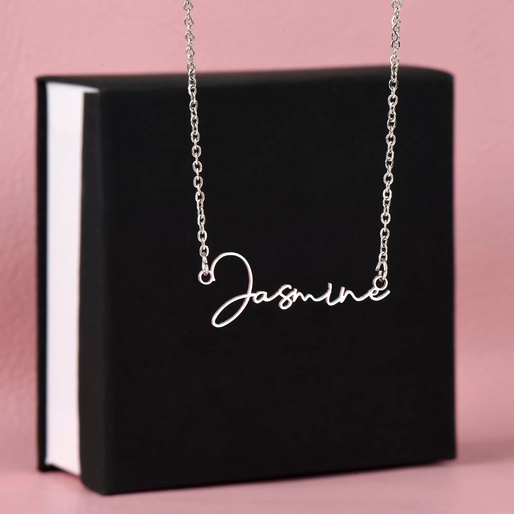 Personalized Signature Name Necklace