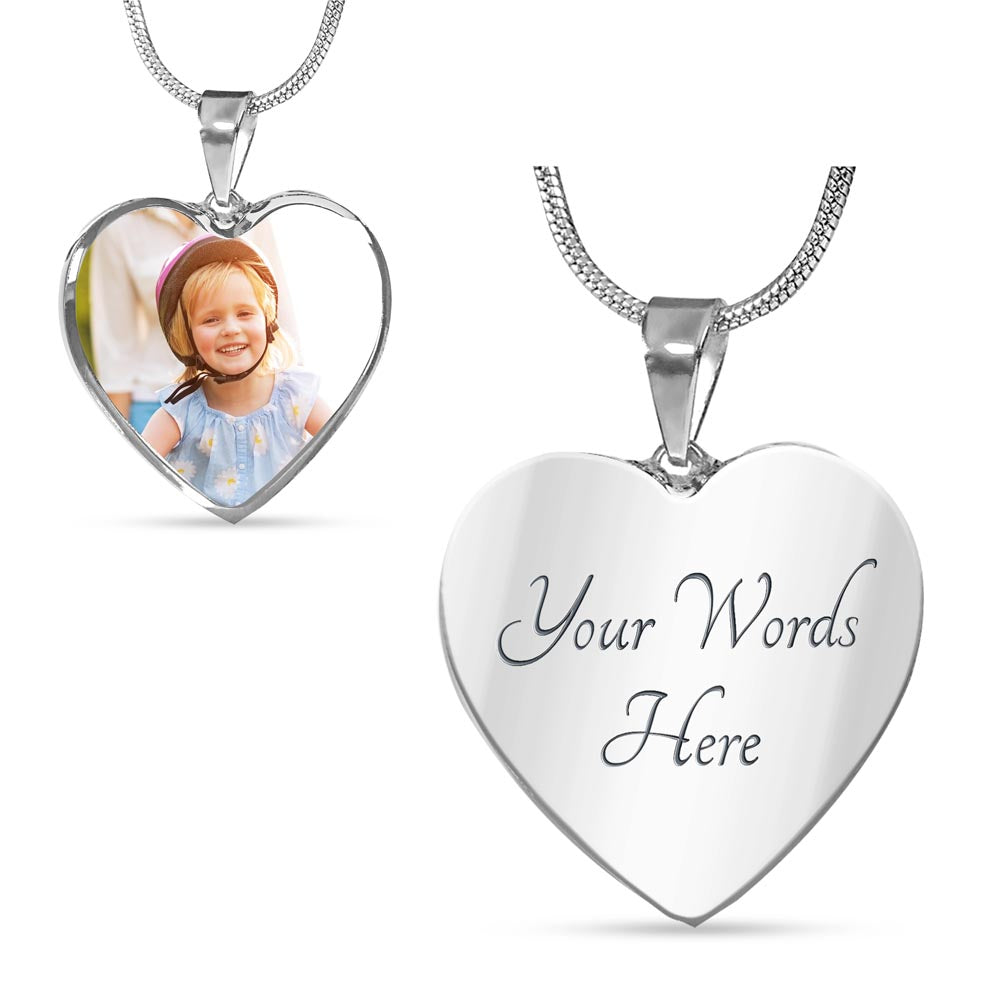 My Loved Ones Customizable Heart Necklace