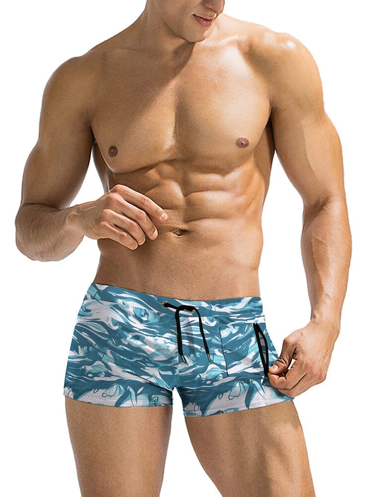 Swim Printed Square Leg Board Short (Us Only)