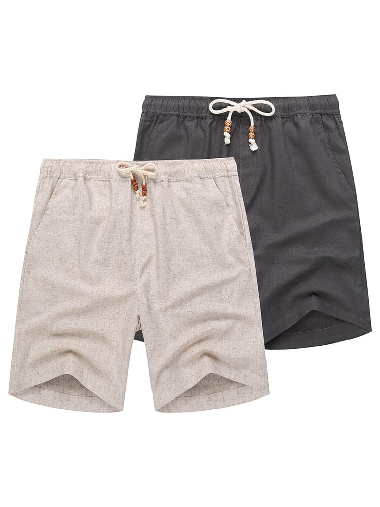 Casual 2-Piece Linen Holiday Shorts (Us Only)